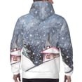 thumbnail image 7 of Sikiie Watercolor Winter Landscape For Christmas Men's Hoodie, Essentials Hoodie, Sweatshirt, Pullover Hooded Sweatshirt for Men-Large, 7 of 7