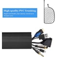 thumbnail image 4 of Desk Cable Management - 2 Packs, 16 Inch J Channel Cable Raceway Under Desk, 4 of 5