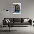 thumbnail image 3 of Stephen Chambers 19x24 White Modern Wood Framed Wall Art Titled - R2D2, 3 of 6