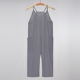 thumbnail image 6 of Ruyang Tween Girls Sleeveless Long Rompers Spaghetti Strap Jumpsuits Wide Leg Harem Long Pants Loose Overalls Trendy Rompers, 6 of 8