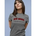 thumbnail image 2 of Retro College Style New Mexico T-Shirt Women -Image by Shutterstock, Female 4X-Large, 2 of 4