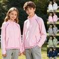 thumbnail image 5 of Girls Zip Up Workout Jacket Lightweight Athletic Horse Riding Jackets Cropped Gym Yoga Track Shirts with Thumb Holes, 5 of 5