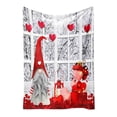 thumbnail image 2 of Kbndieu Valentines Day Decorations Throw Blanket, Soft Fluffy Fuzzy Cozy Blankets for Women Girlfriend Sweetheart Valentines Day Gifts, Lightweight Warm Flannel Blanket for Couch Bed, 30x39 inches, 2 of 6