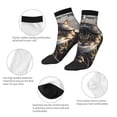 thumbnail image 5 of Naloa Pilot Cat In Vintage Plane Ankle Socks for Women Non Slip Socks No Show Socks Classic Low Cut Casual Socks Casual Socks, 5 of 7