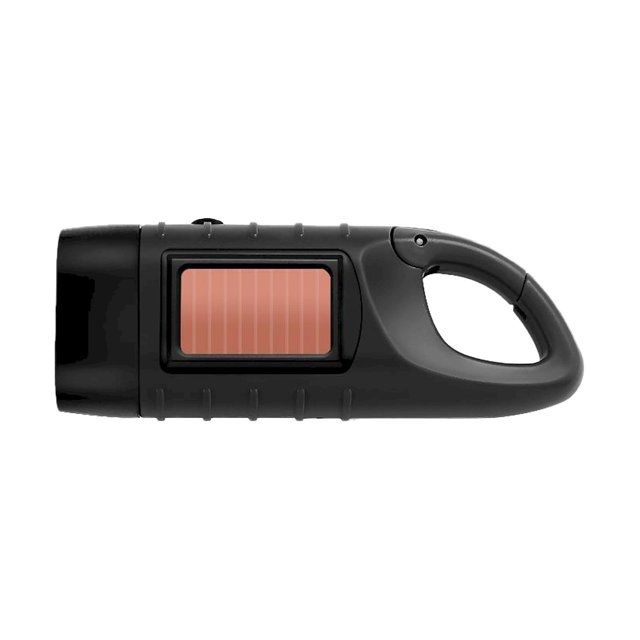 DJN Home & Garden Emergency Hand Crank Flashlight Rechargeable Portable Emergency LED Flashlight With Hand Crank Dynamo Hand Torch With Carabiner Clip For Sports Camping Power Outages