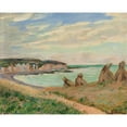 thumbnail image 2 of Armand Guillaumin 24x20 Gold Ornate Framed and Double Matted Museum Art Print Titled - Channel Landscape (Circa 1902), 2 of 4