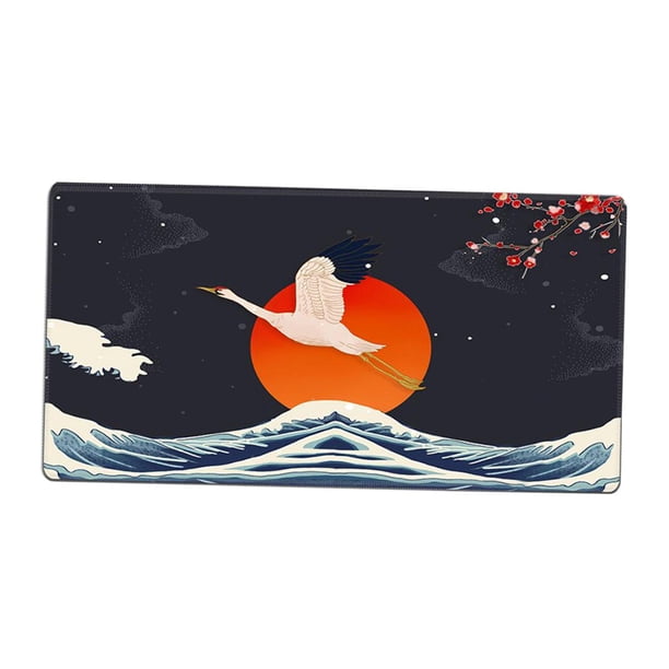 Alfombrilla De Ratón Grande De Estilo Chino Retro Clásico De 90x40 Cm, Alfombrilla De Teclado B Sunnimix Alfombrilla de ratón grande