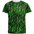 thumbnail image 1 of Halloween Wood Elf Scale Mail Armor Costume All Over Mens T Shirt, 1 of 2