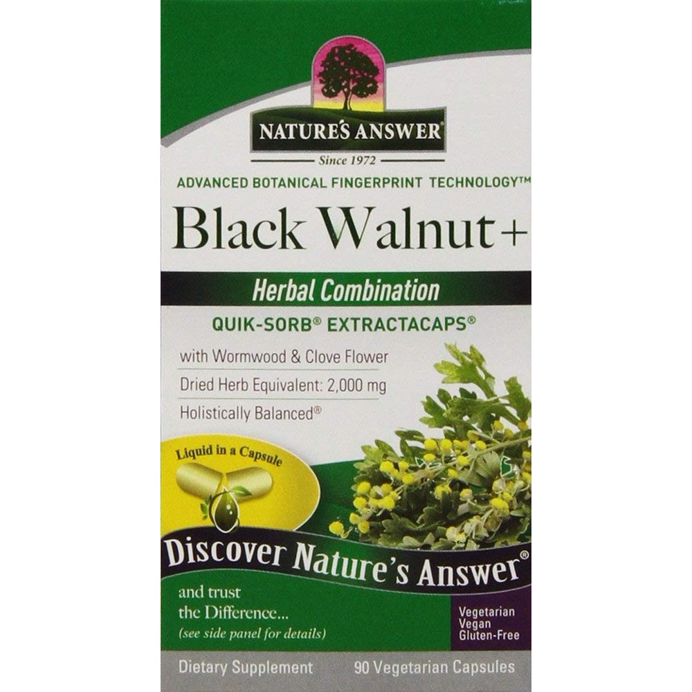 Nature's Answer Black Walnut& Wormwood 90ea