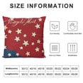thumbnail image 5 of PHYHOO Red Blue Throw Pillow Covers Patriotic Cushion Case for Sofa Couch, 5 of 5