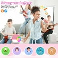 thumbnail image 5 of Mixfeer Karaoke Machine for Kids Adults with 2 Wireless Karaoke Microphones, Mini Portable Bluetooth Karaoke Speaker, Birthday Gifts for Boys Girls, Pink, 5 of 9