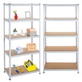 thumbnail image 1 of Set de 2  Estantes Metálicos Organizador Anaquel Mueble 5 Niveles, 1 of 7