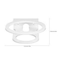 thumbnail image 2 of UPOUART Support Mural pour Haut-Parleur Acrylique Blanc 2 Pcs pour Usage en Magasin, 2 of 8