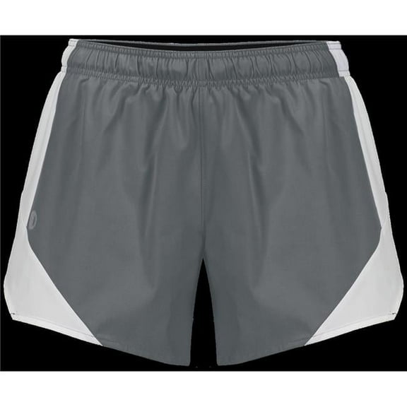 Holloway Sportswear L Girls Olympus Shorts Graphite/White 229489