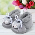 thumbnail image 2 of Fozruso Baby Girls Boys Warm Shoes Soft Booties Snow Boots Comfortable Shoes Toddler Warming And Fashion Shoes Sizes 4.5 Toddler(Gray), 2 of 6