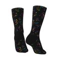thumbnail image 3 of Goofa Dinosaur Printed Men's Crew Socks, Soft Durable Breathable Moisture-Wicking with Odor Control Cotton socks, 3 of 9
