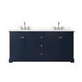 thumbnail image 3 of Wyndham Collection Wcv232372d-Qtz-Us3mxx Avery 72" Free Standing Double Basin Vanity Set -, 3 of 7