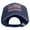 Navy, variant on Thin Red Line American Flag Embroidered Big Size Structured Solid Poly Cotton Twill High Profile Prostyle Cap - Navy XL-3XL
