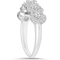 thumbnail image 2 of Pompeii 1 1/10 cttw Diamond Anniversary Wedding Ring 14K White Gold (H/I,I1-I2), 2 of 4