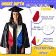 thumbnail image 2 of Graduation Stole Class of 2026 Country Flag Graduation Sash Unisex Adult 62" Long, 2 of 7