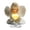 A, variant on 2D Eternals Cherub with Heart & Star Rotating Acrylic Decoration, Whimsical Valentine Table Centerpiece, Romantic Home Decor for Wedding and Festival Display