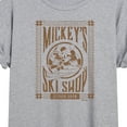 thumbnail image 3 of Disney - Mickey's Ski Shop - Juniors Oversized Graphic T-Shirt, 3 of 5