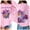 Pink, variant on Girls Graphic Hoodie, Long Sleeve Soft Sweatshirt, Cute Pullover with Print, Comfortable Top for Everyday Use, Trendy Design for Young Individuals, Ideal for School and Play