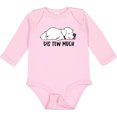 thumbnail image 3 of Inktastic Napping Dis Tew Much Great Pyrenees Boys or Girls Long Sleeve Baby Bodysuit, 3 of 5