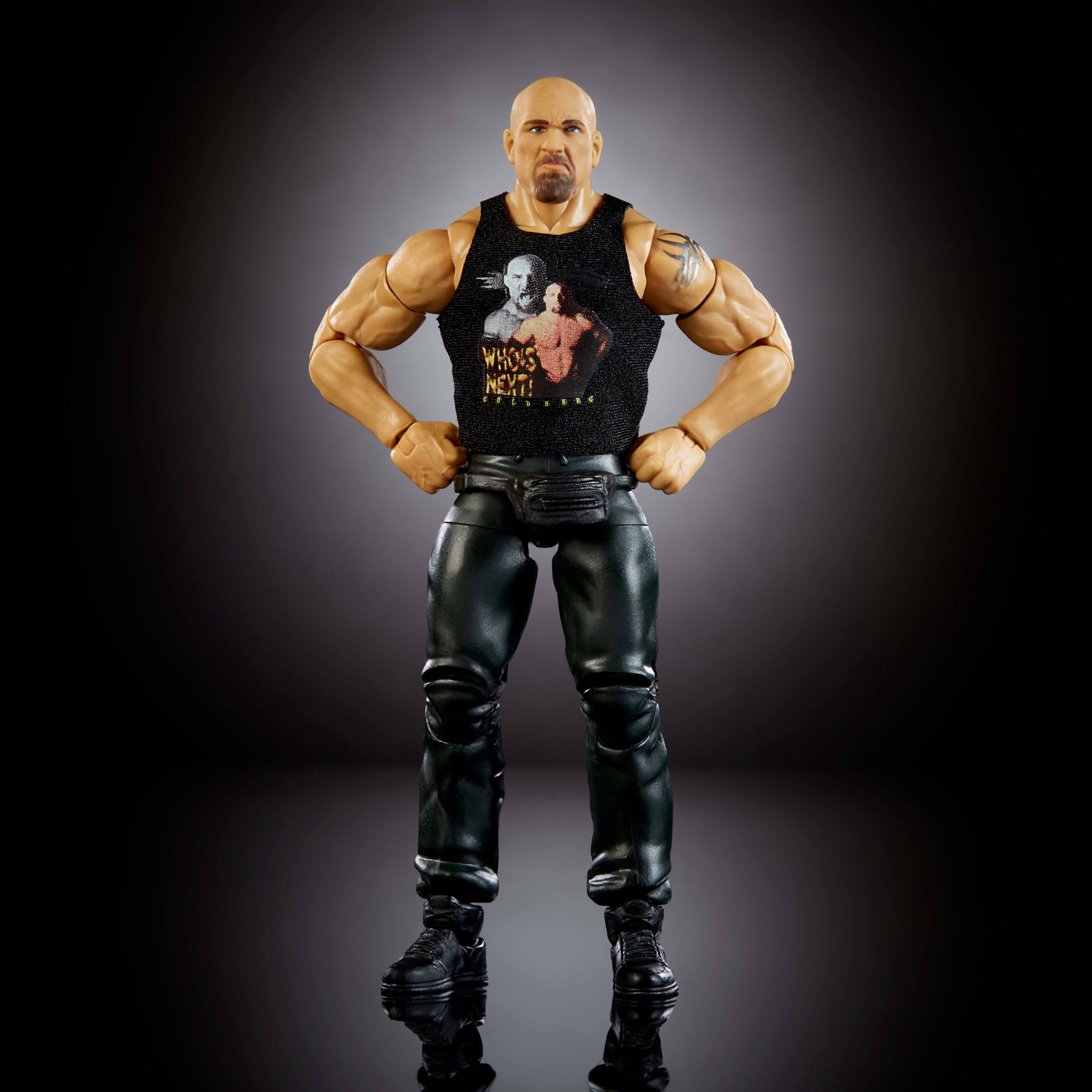WWE Monday Night War Elite Collection Goldberg Action Figure & Accessories 6-inch Collectible Set