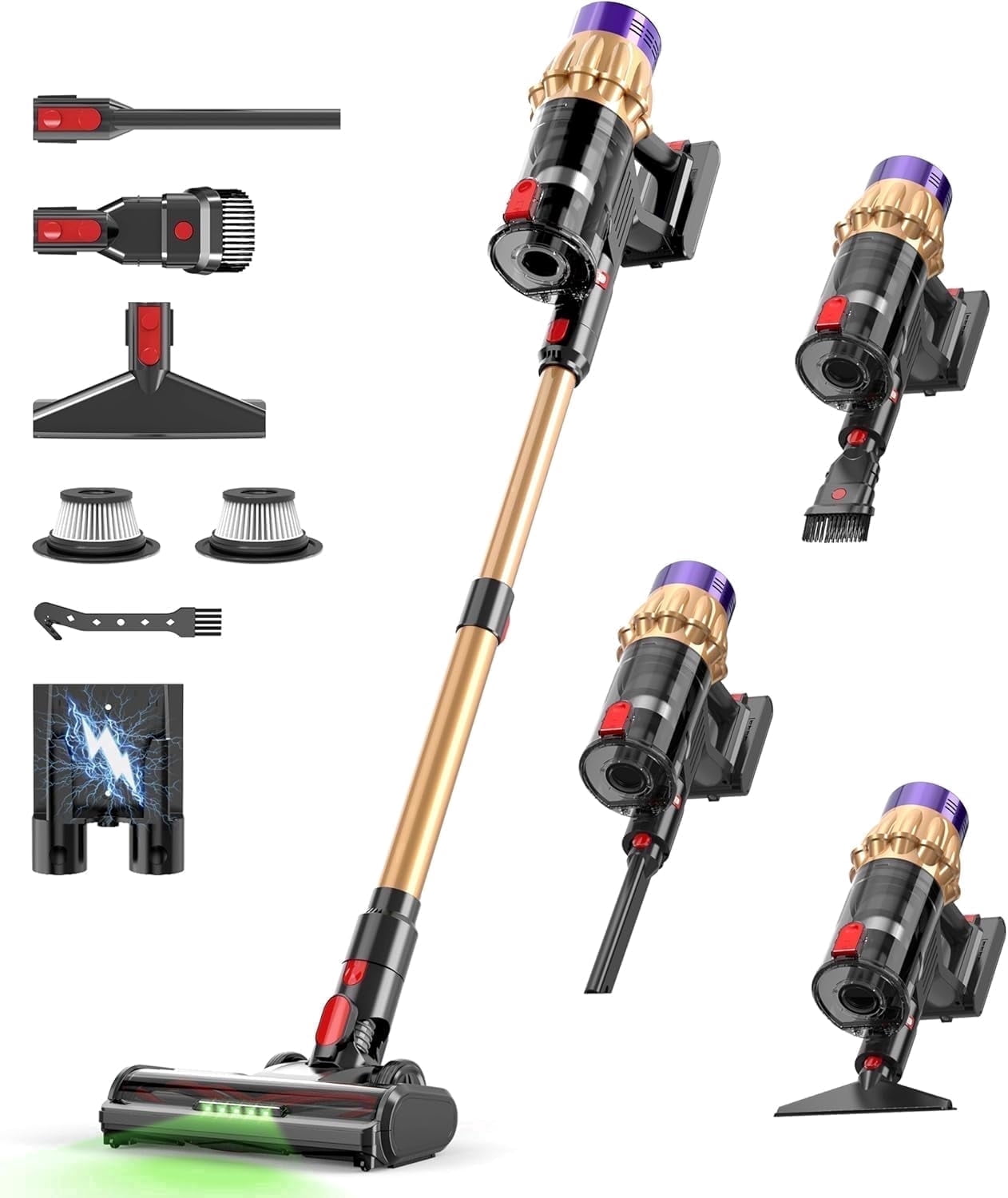 ダイソンv7 Dyson V7 Motorhead Cordless Vacuum, Fuchsia, Powerful Suction