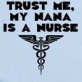 thumbnail image 2 of CafePress - My Nana Is A Nurse Body Suit - Baby Light Bodysuit, Size Newborn - 24 Months, 2 of 4