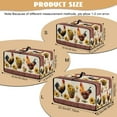thumbnail image 7 of SEANATIVE Air Fryer Toaster Oven Dust Cover Washable Convection Oven Cover Farmhouse Kitchen Appliance Protector Decorations Countertop Accessories, S, Rooster Chicken Eggs Sunflower, 7 of 7