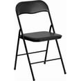 thumbnail image 3 of Favory 5-Piece Multipurpose Folding Card Table and Chairs Set for 4 Players, Padded Top Portable Square Folding Table and Chairs Set, Black, 3 of 9