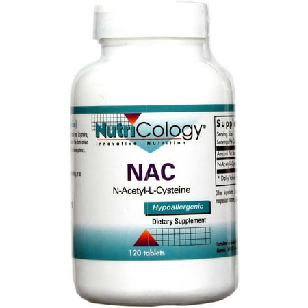 Nutricology NAC, N-Acetyl-L-Cysteine, 120 CT