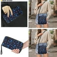 thumbnail image 3 of ZUXONGSY Jellyfish Galaxy Print Crossbody Bags Ladies Shoulder Handbags Purse and Wallet Set Leather Hobo Bag with Wallet Multi Pockets Satchel Purse with Adjustable Strap, 3 of 5