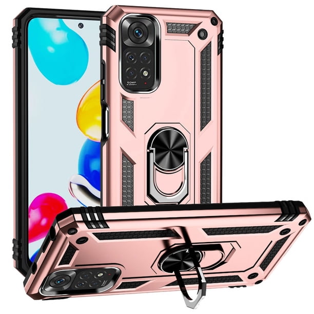 Funda de teléfono para Xiaomi Redmi Note 11 Pro 5G Global de Uso Rudo Shockproof + Cristal 9D