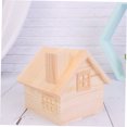 thumbnail image 4 of OHOIOLLA Miniature Wood House Money Container For Desktop Decoration 1Pcs, 4 of 8