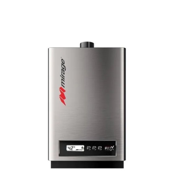 Calentador de Paso TurboFlux Mirage 16 Litros Por Minuto Gas LP Rojo