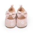 thumbnail image 5 of Yoyauz Baby Girl Mary Jane Shoes Anti Slip Rubber Sole Ballet Slippers Princess Dress Wedding Shoes Newborn Kids Shoes Toddler Shoes（0-12 Month）, 5 of 9