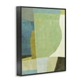 thumbnail image 4 of Stupell Industries Green Geometric Collage Abstract Painting Black Framed Art Print Wall Art, 24 x 30, 4 of 10