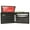 Black, variant on Soft Leather Bifold Mens Wallet W/Removable ID 1633