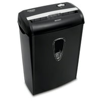 Aurora 8-Sheet Cross-Cut Paper Shredder, Black