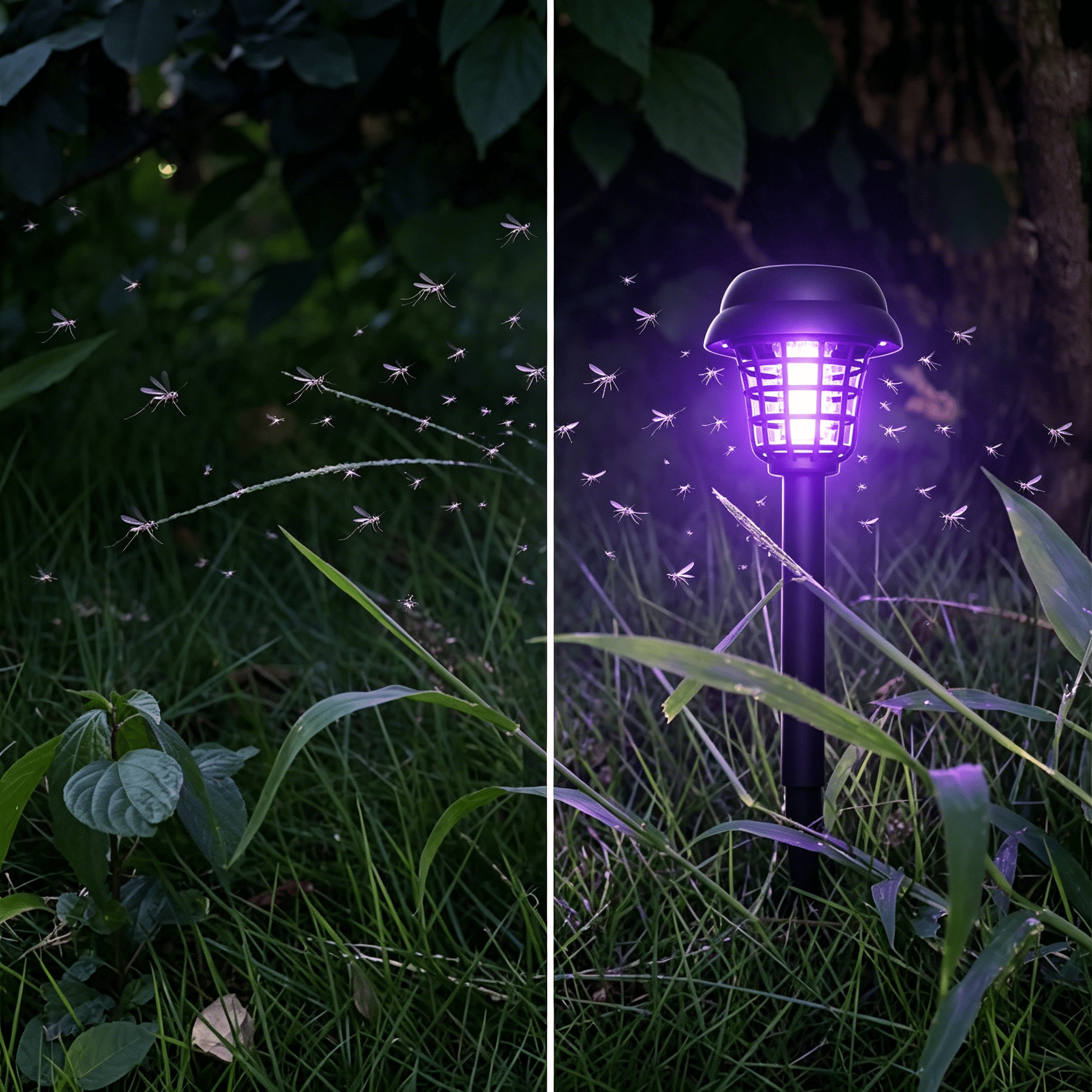 HIBIBUD 2026 New Fly Traps Outdoor Bug Zapper,Solar Powered Led Lamp Garden Light for Garden,Patio,Yard,Deck,Balcony