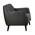 thumbnail image 1 of Topline Home Furnishings Chaise d'appoint gris foncé, 1 of 2