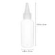 thumbnail image 3 of 30pcs 60 ml Botella de plástico transparente exprimir dispensador aplicador con boca puntiaguda, 3 of 6
