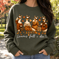 thumbnail image 4 of Halloween Shirt, Funny Fall Duck Sweatshirt, Leaves Fall I Don't Shirt, Autumn Hoodie, Cute Goose Graphic Tee, Pumpkin Season Gift For Women, 4 of 9