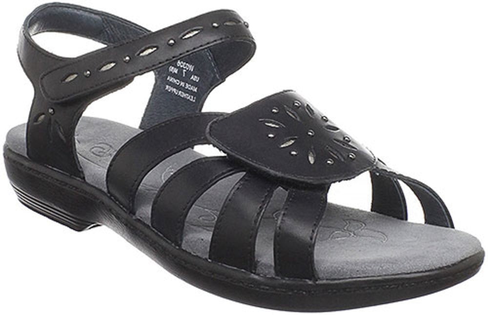 Women's Propet TOBAGO Strap Sandals BLACK 6.5 B