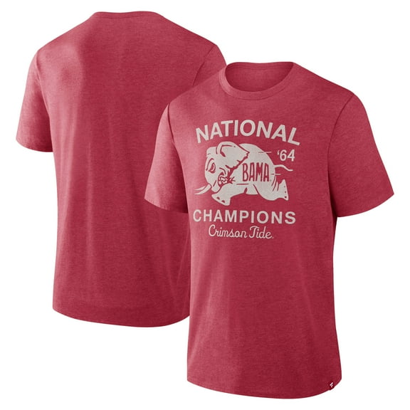Men's Fanatics Crimson Alabama Crimson Tide Dynamic Showdown Tri-Blend T-Shirt