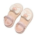 thumbnail image 3 of LIUJUNSHOP Toddler Girls Summer Sandals Lightweight Comfort Casual Outdoor School Footwear For Kids Ages 3 To 12 Years Pink 3.5-4 Years, 3 of 7