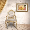 thumbnail image 3 of Foschino, Suzanne 32x23 Gold Ornate Wood Framed with Double Matting Museum Art Print Titled - Yellow Orange Dahlia 6, 3 of 4